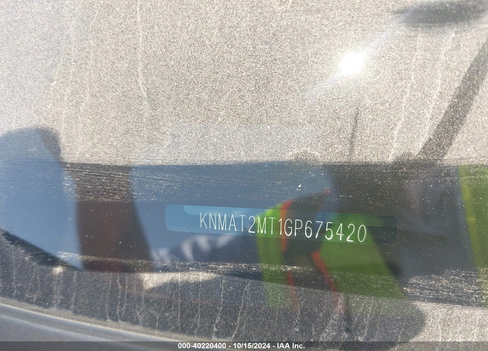 2016 NISSAN ROGUE S/SL/SV VIN: KNMAT2MT1GP675420