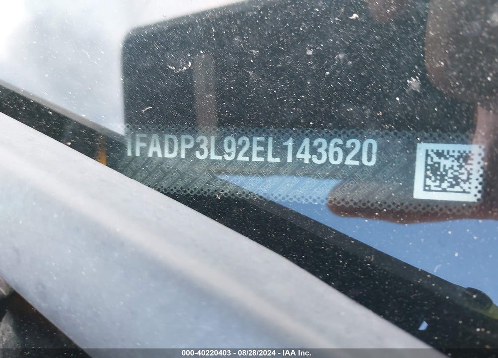 2014 FORD FOCUS ST VIN: 1FADP3L92EL143620