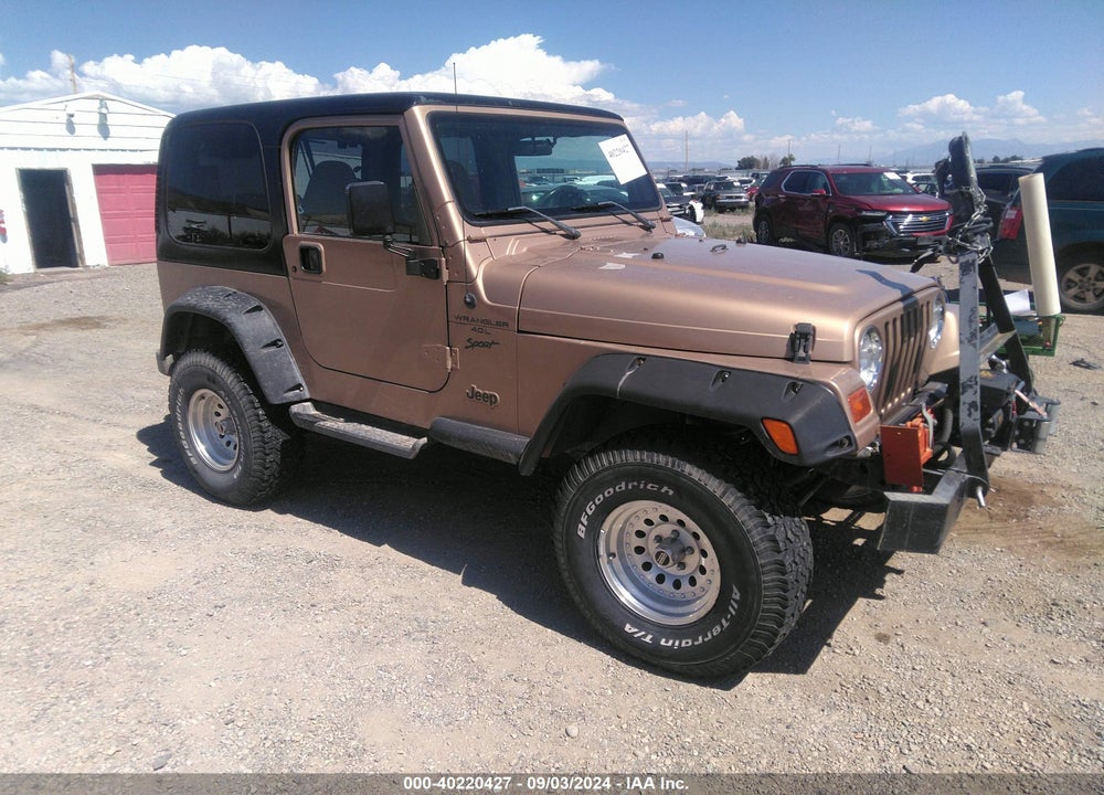 1999 JEEP WRANGLER SPORT VIN: 1J4FY19S4XP455894