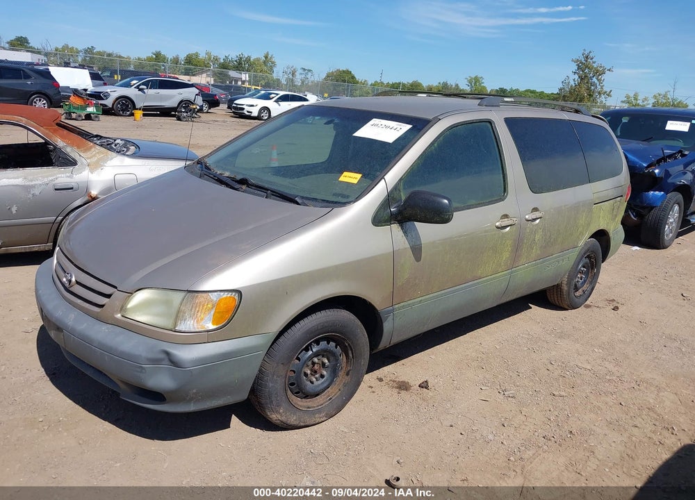 2001 TOYOTA SIENNA VIN: 4T3ZF13C31U390137