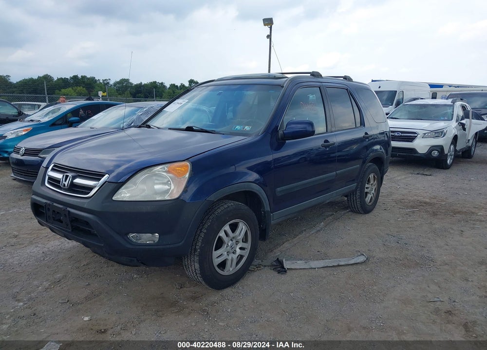 2002 HONDA CR-V EX VIN: SHSRD78892U000865