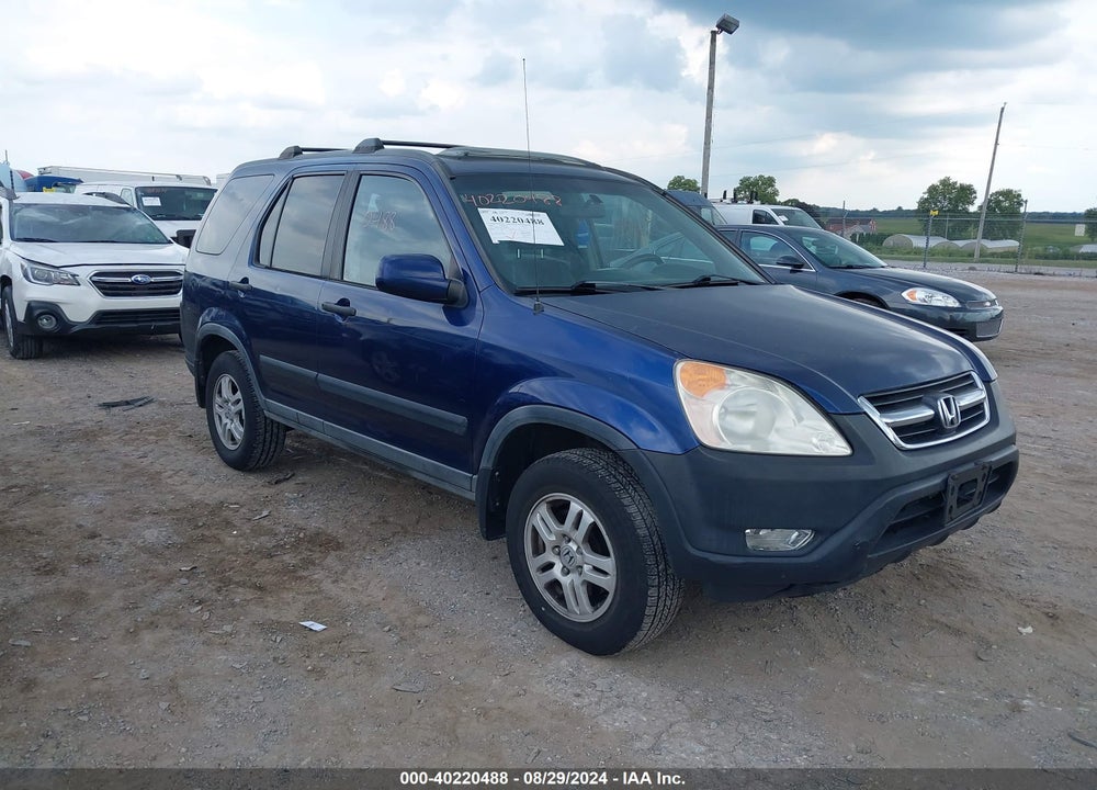 2002 HONDA CR-V EX VIN: SHSRD78892U000865