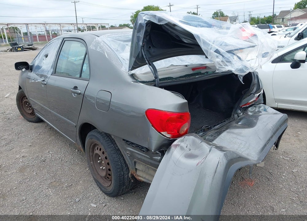 2008 TOYOTA COROLLA LE VIN: 2T1BR32E88C876955