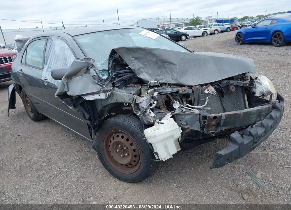2008 TOYOTA COROLLA LE VIN: 2T1BR32E88C876955