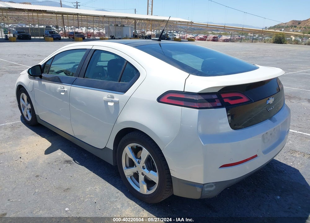 2012 CHEVROLET VOLT VIN: 1G1RD6E43CU101078