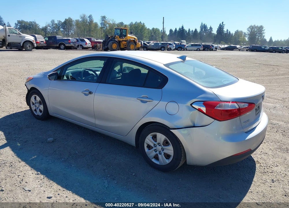 2016 KIA FORTE LX VIN: KNAFK4A65G5501054