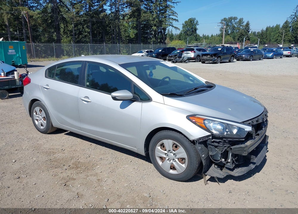 2016 KIA FORTE LX VIN: KNAFK4A65G5501054