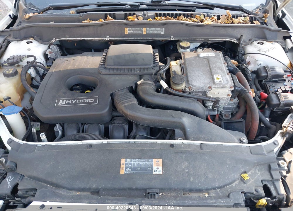 2013 FORD FUSION HYBRID SE VIN: 3FA6P0LU1DR298459