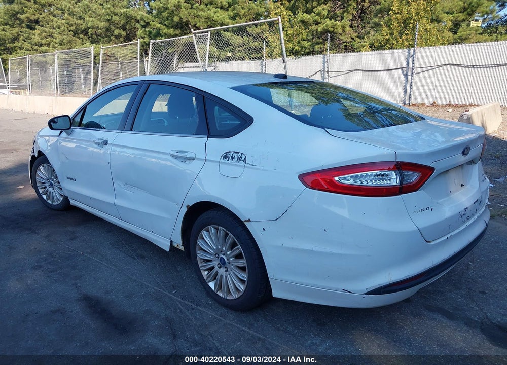 2013 FORD FUSION HYBRID SE VIN: 3FA6P0LU1DR298459