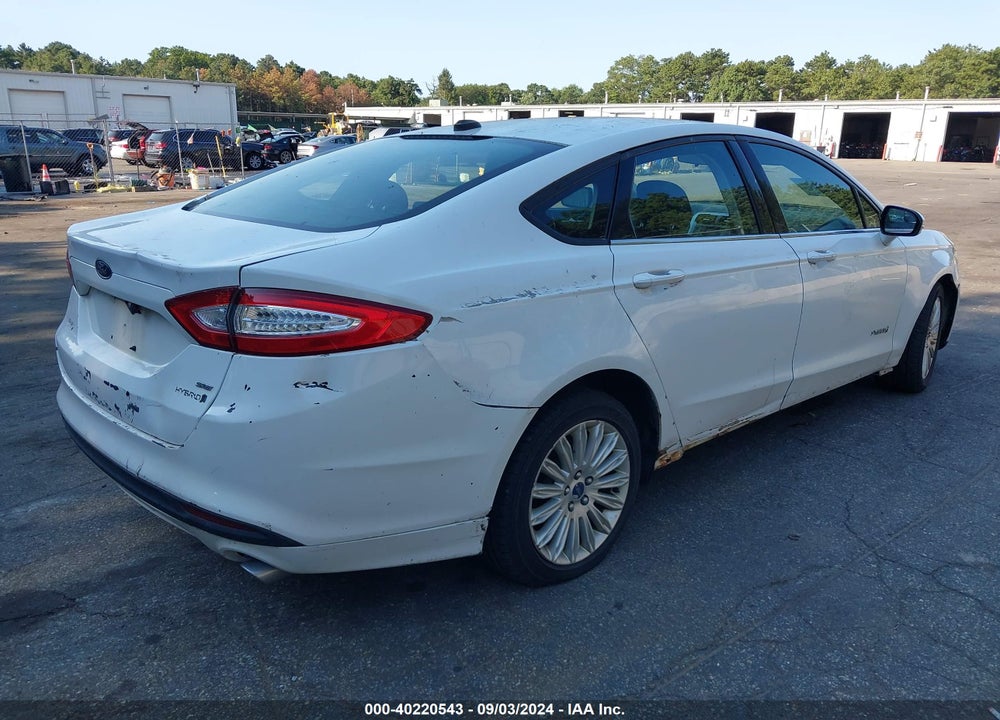 2013 FORD FUSION HYBRID SE VIN: 3FA6P0LU1DR298459