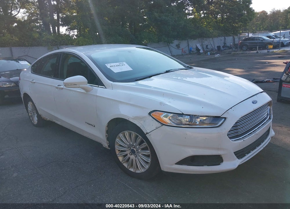 2013 FORD FUSION HYBRID SE VIN: 3FA6P0LU1DR298459