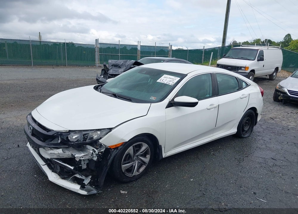 2019 HONDA CIVIC LX VIN: 2HGFC2F69KH604350