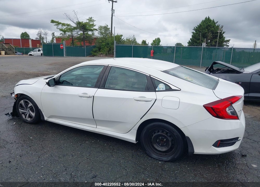 2019 HONDA CIVIC LX VIN: 2HGFC2F69KH604350