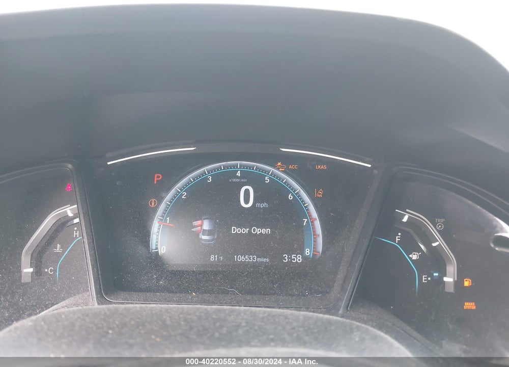 2019 HONDA CIVIC LX VIN: 2HGFC2F69KH604350
