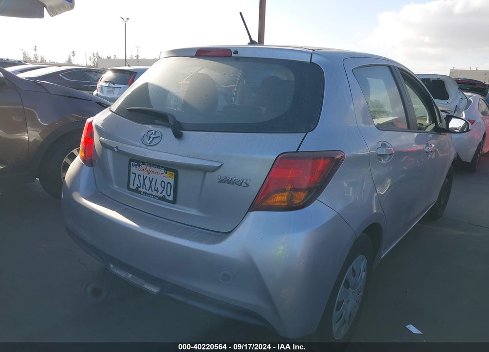 2016 TOYOTA YARIS L VIN: VNKKTUD34GA062086