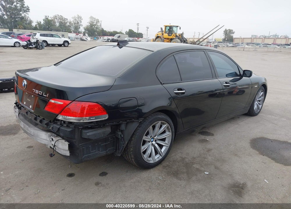 2007 BMW 750LI VIN: WBAHN83557DT76719