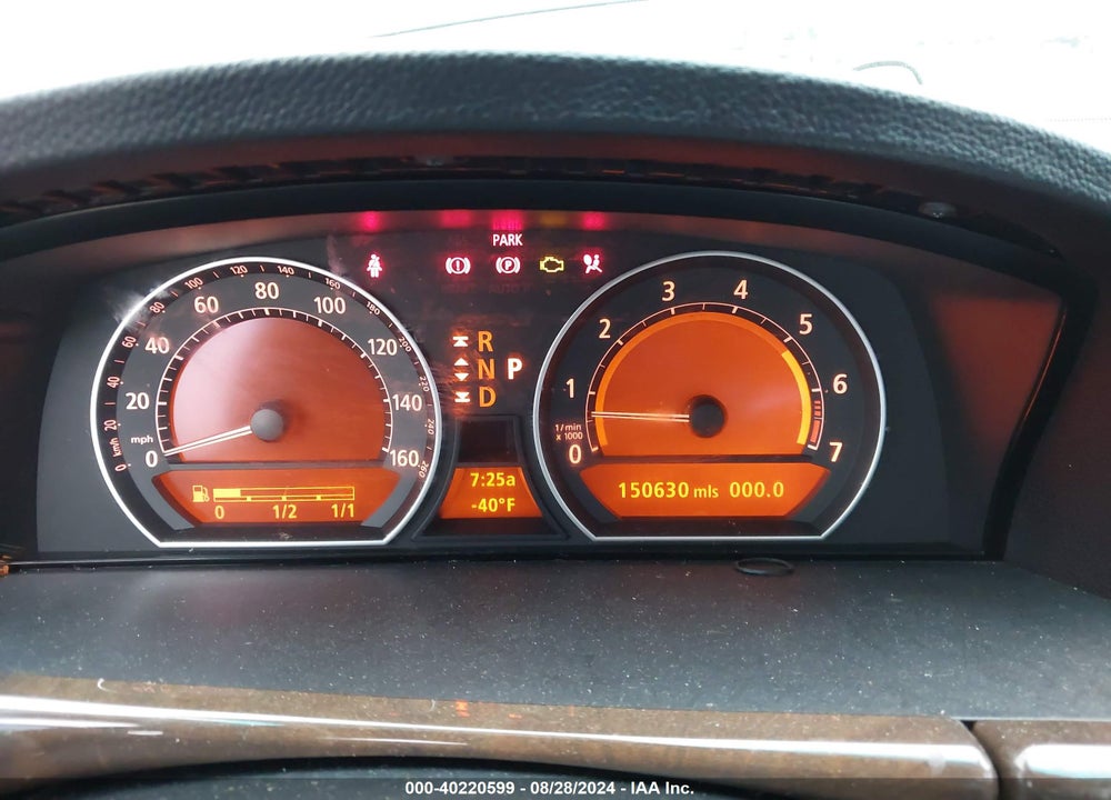 2007 BMW 750LI VIN: WBAHN83557DT76719