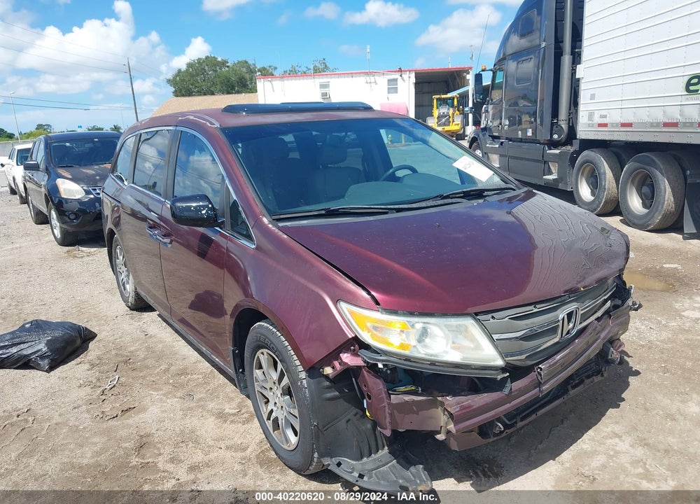 2013 HONDA ODYSSEY EX-L VIN: 5FNRL5H69DB043277