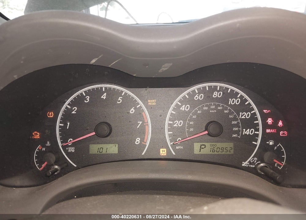 2010 TOYOTA COROLLA LE VIN: 2T1BU4EE7AC293900