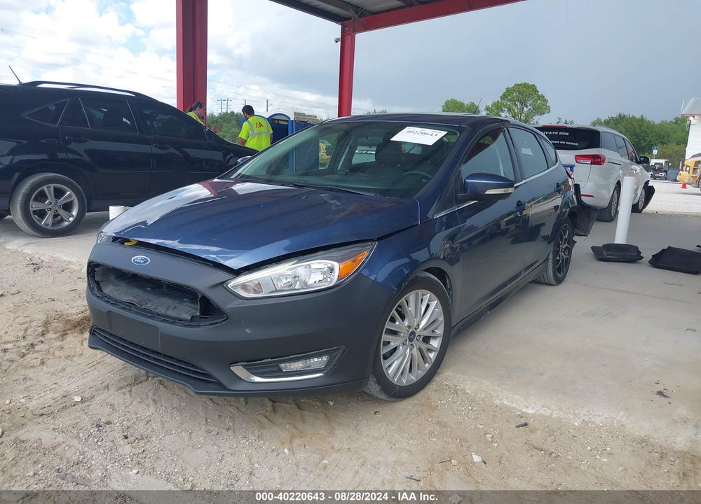 2018 FORD FOCUS TITANIUM VIN: 1FADP3N25JL323717