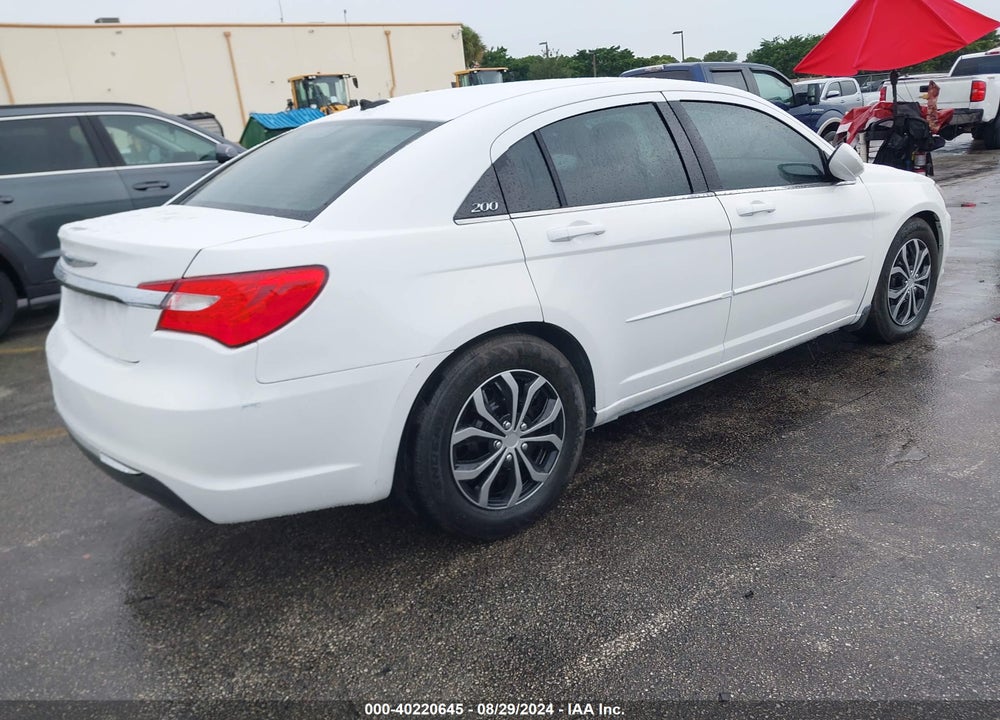 2012 CHRYSLER 200 LX VIN: 1C3CCBAB5CN240883