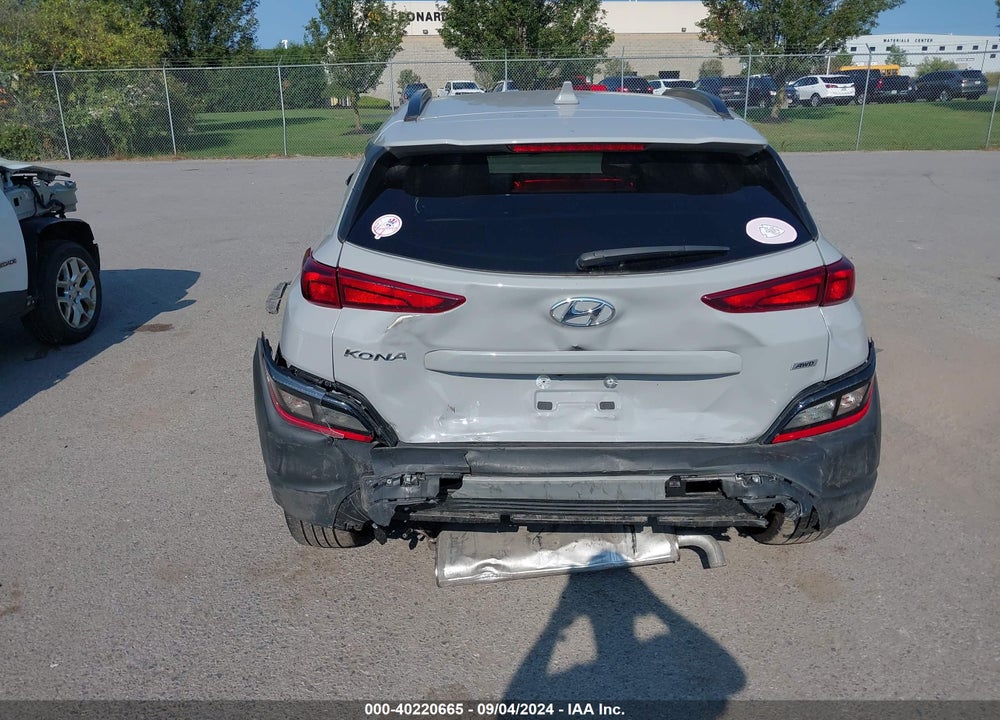 2022 HYUNDAI KONA SEL VIN: KM8K3CAB0NU843421