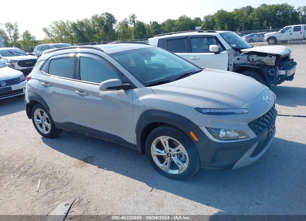 2022 HYUNDAI KONA SEL VIN: KM8K3CAB0NU843421