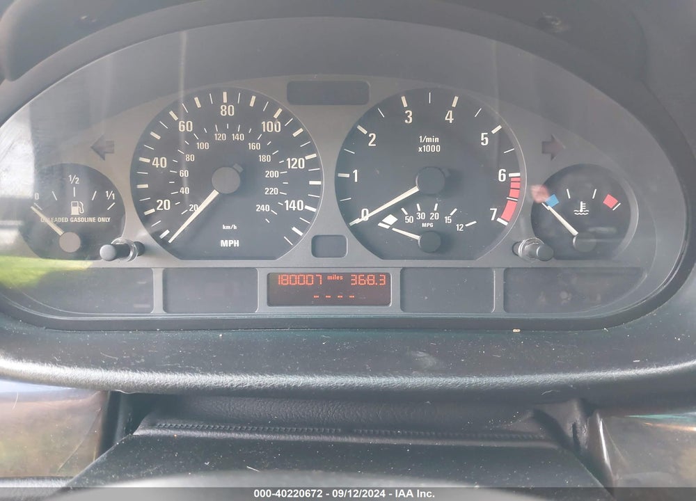 1999 BMW 328I VIN: WBAAM5330XKG05114