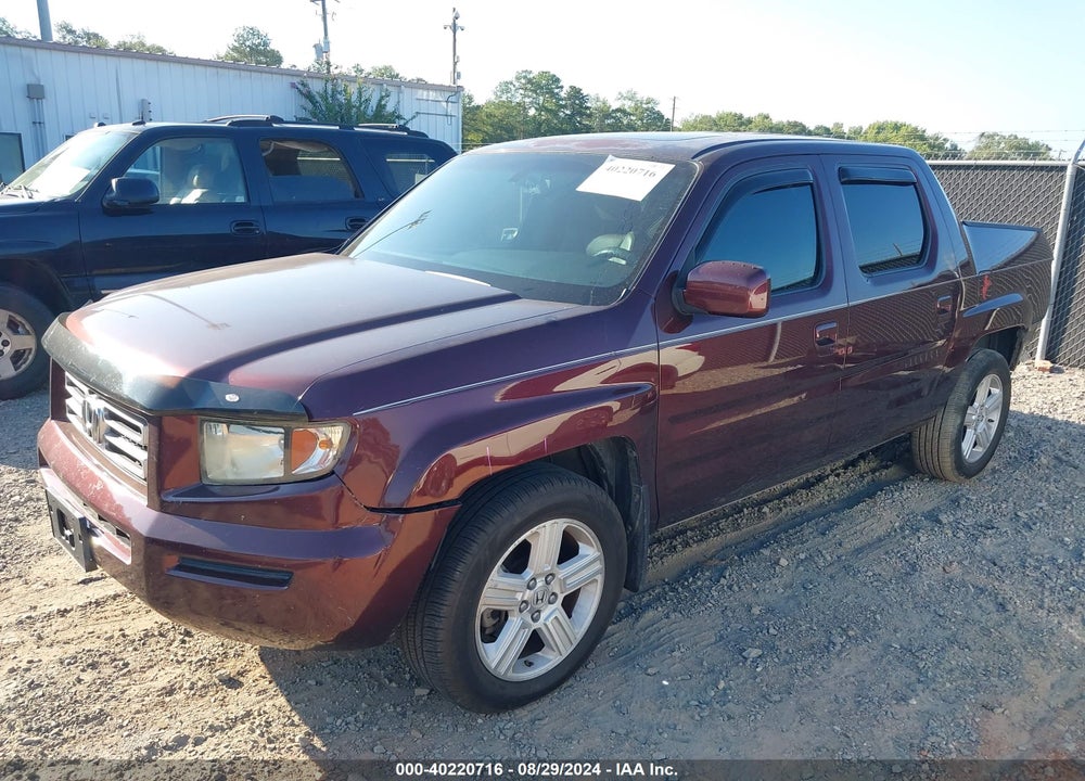 2008 HONDA RIDGELINE RTL VIN: 2HJYK16538H519584