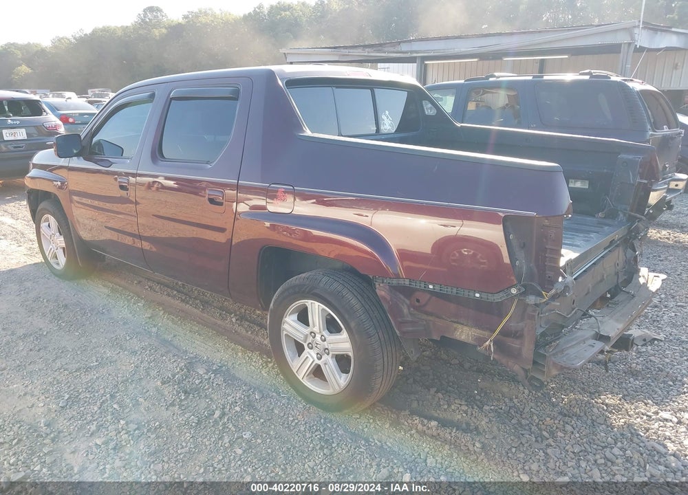 2008 HONDA RIDGELINE RTL VIN: 2HJYK16538H519584