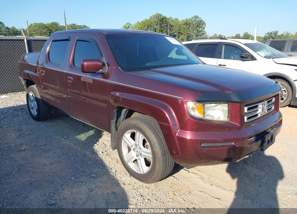 2008 HONDA RIDGELINE RTL VIN: 2HJYK16538H519584