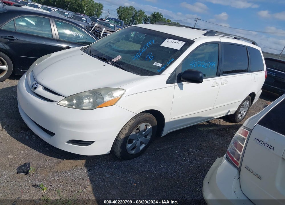 2007 TOYOTA SIENNA LE VIN: 5TDZK23CX7S038734