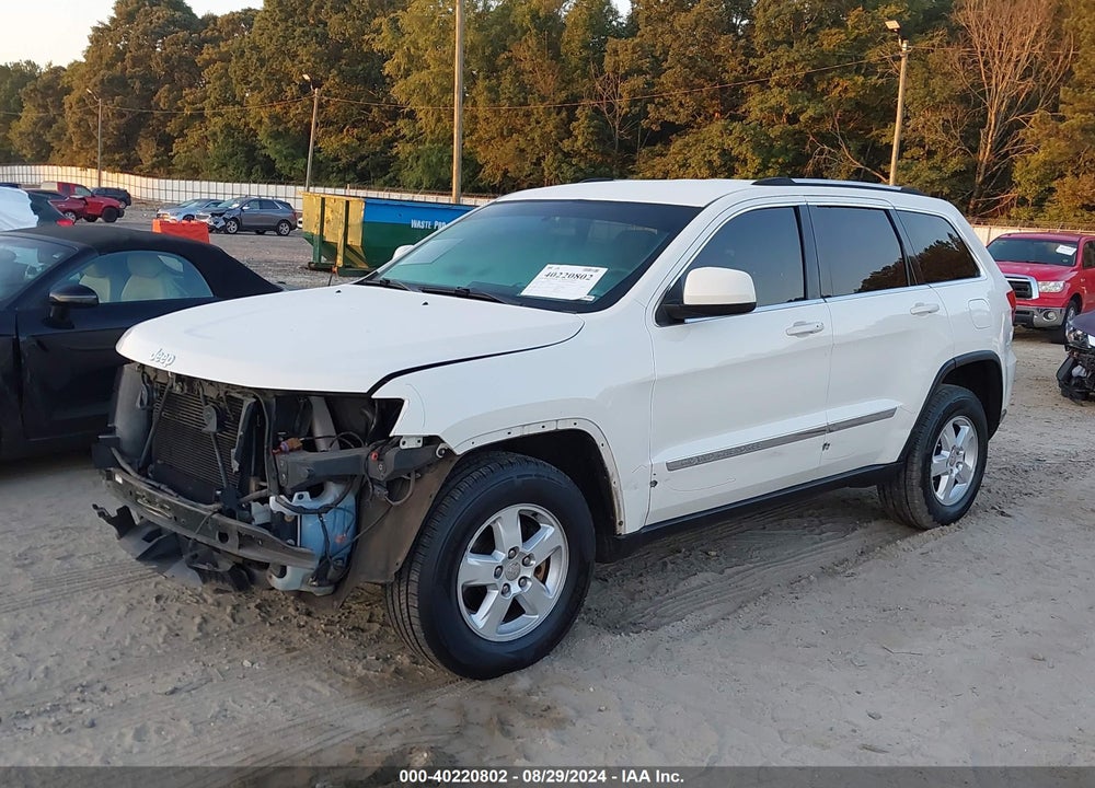 2012 JEEP GRAND CHEROKEE LAREDO VIN: 1C4RJEAG5CC137435