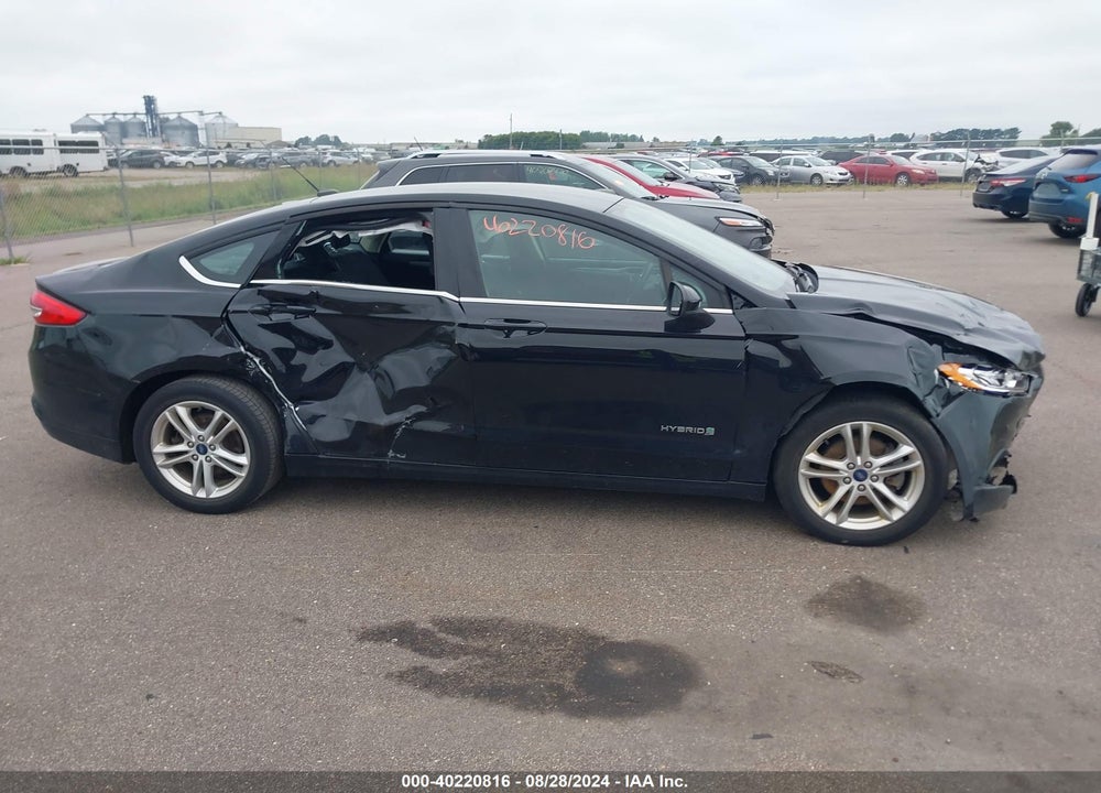 2018 FORD FUSION HYBRID SE VIN: 3FA6P0LU1JR274500