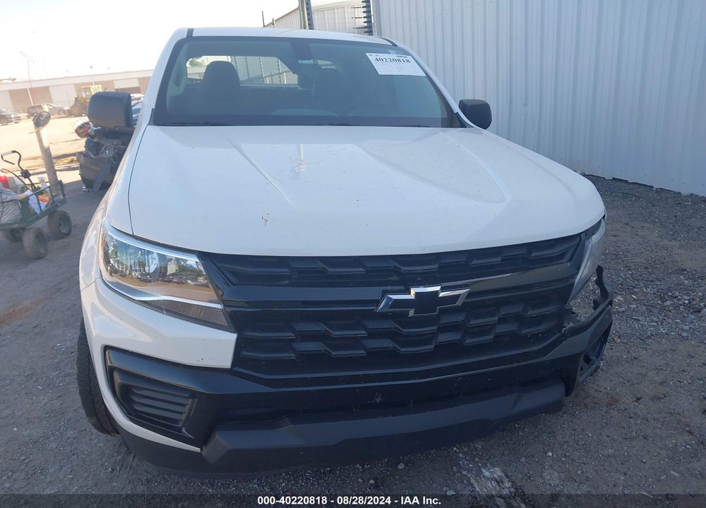 2022 CHEVROLET COLORADO 2WD SHORT BOX WT VIN: 1GCGSBEA0N1333015
