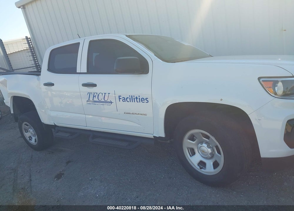 2022 CHEVROLET COLORADO 2WD SHORT BOX WT VIN: 1GCGSBEA0N1333015