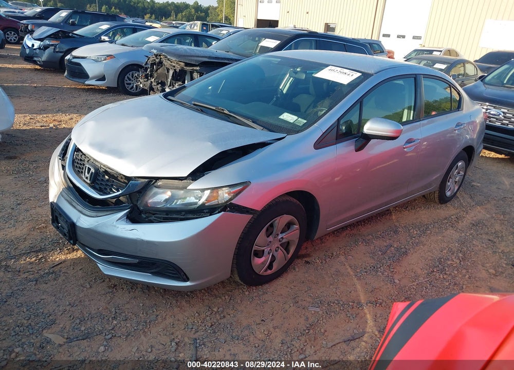 2015 HONDA CIVIC LX VIN: 19XFB2F56FE272300