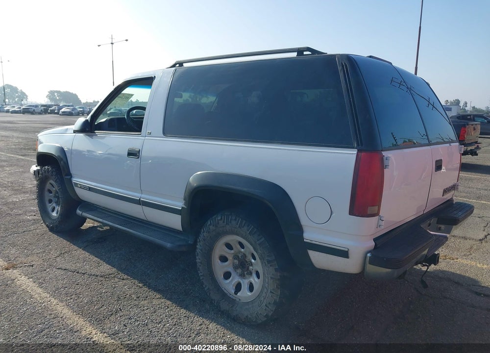 1996 CHEVROLET TAHOE K1500 VIN: 3GNEK18R8TG171725