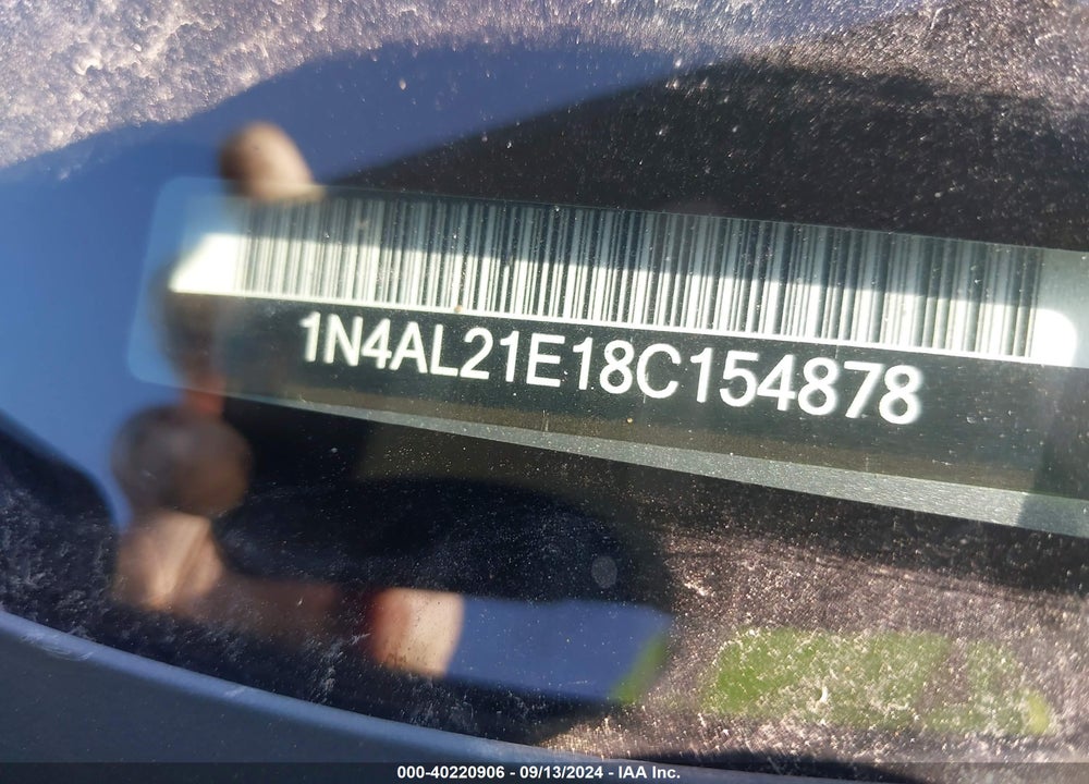 2008 NISSAN ALTIMA 2.5 S VIN: 1N4AL21E18C154878