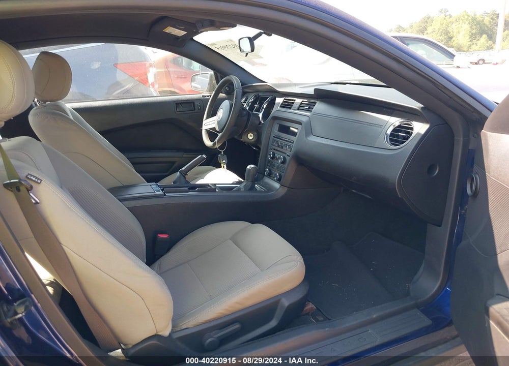 2012 FORD MUSTANG V6 VIN: 1ZVBP8AM5C5241433