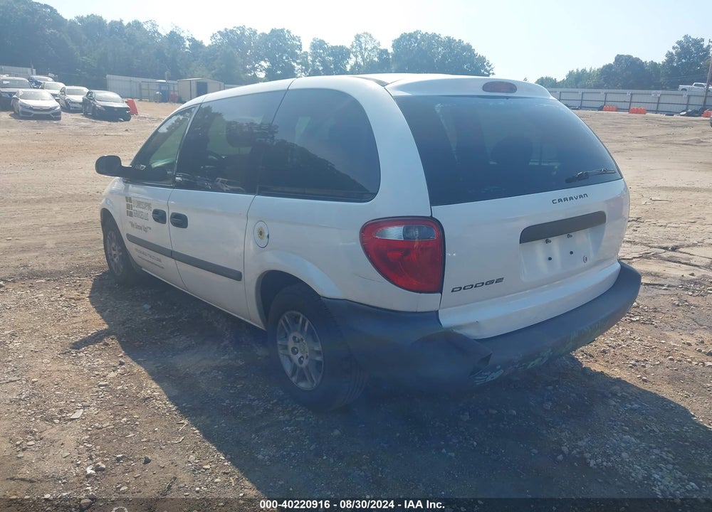 2006 DODGE CARAVAN SE VIN: 1D8GP25R46B648842