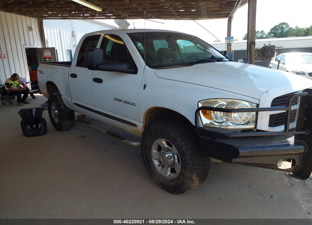 2006 DODGE RAM 2500 SLT/TRX4 OFF ROAD/SPORT/POWER WAGON VIN: 3D7KS28C86G268897