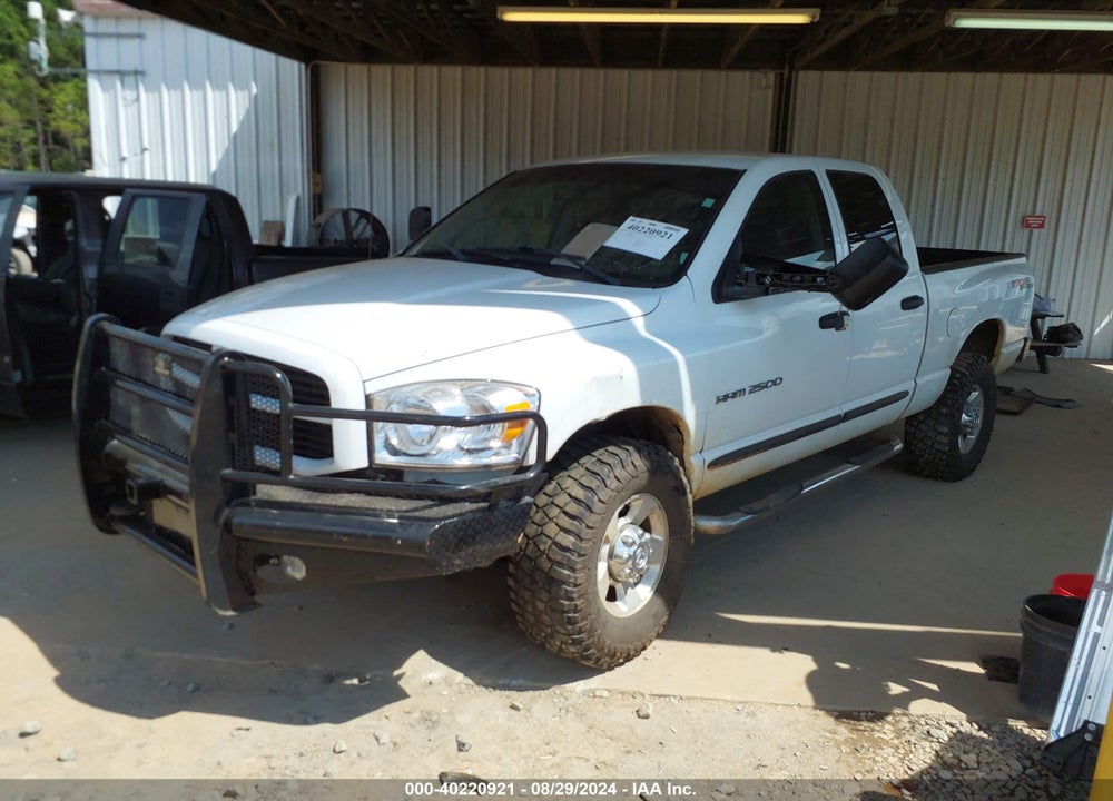 2006 DODGE RAM 2500 SLT/TRX4 OFF ROAD/SPORT/POWER WAGON VIN: 3D7KS28C86G268897