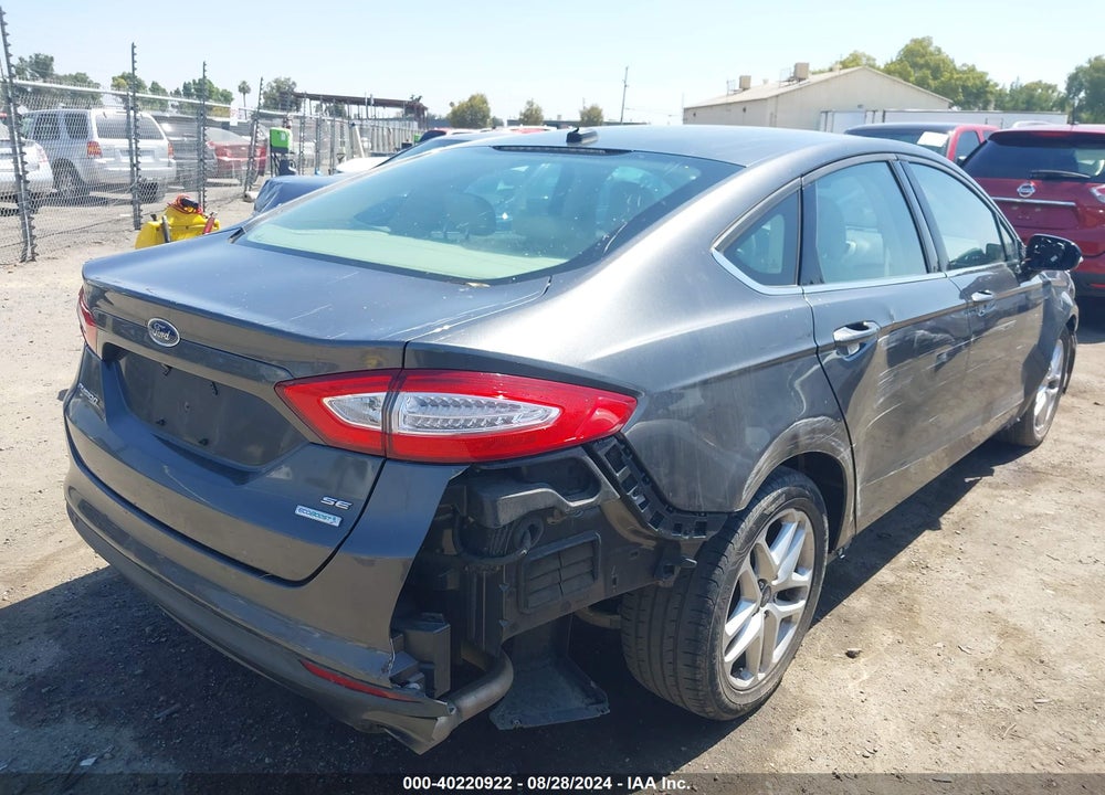 2015 FORD FUSION SE VIN: 3FA6P0HD4FR118998