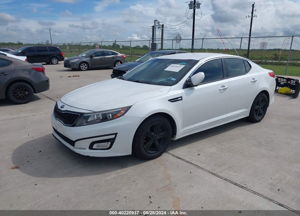 2014 KIA OPTIMA LX VIN: KNAGM4A77E5458874