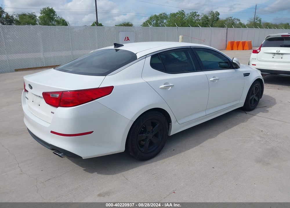 2014 KIA OPTIMA LX VIN: KNAGM4A77E5458874