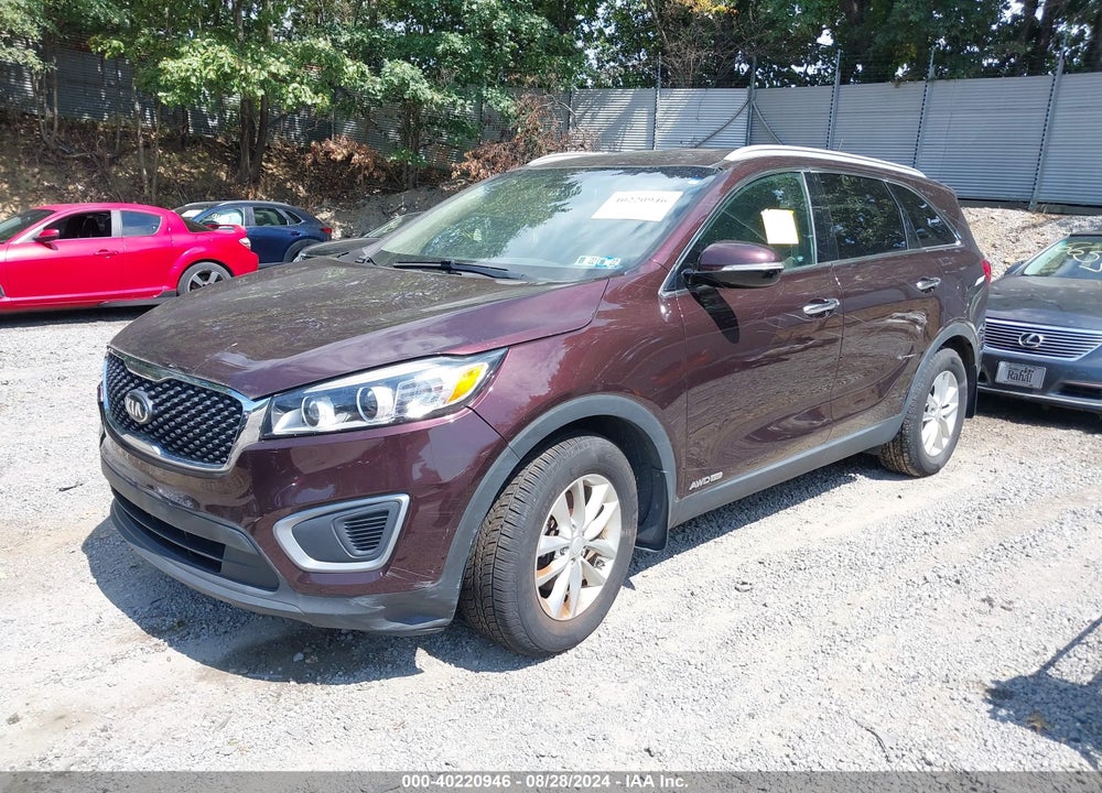 2016 KIA SORENTO 3.3L LX VIN: 5XYPGDA56GG073700