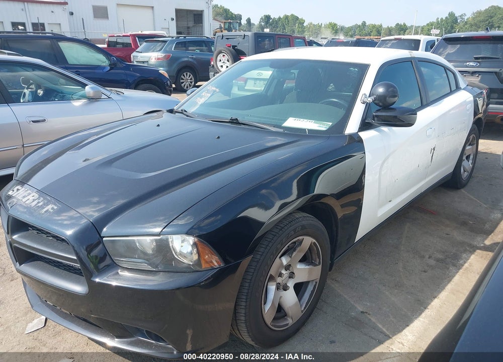 2014 DODGE CHARGER POLICE VIN: 2C3CDXATXEH366896