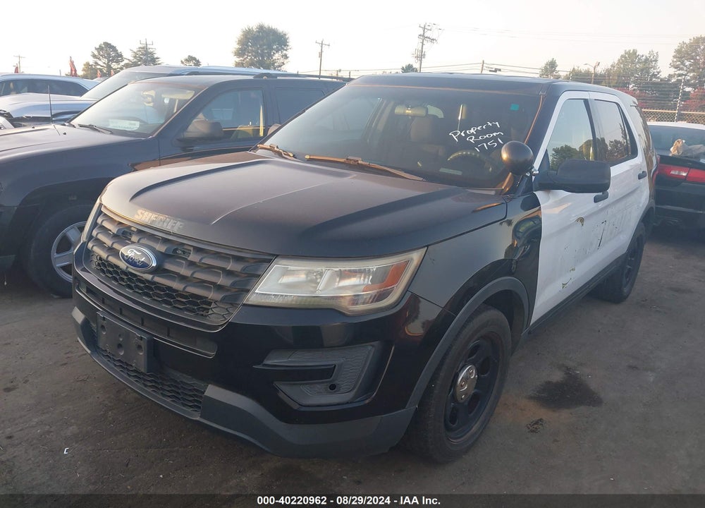 2016 FORD UTILITY POLICE INTERCEPTOR VIN: 1FM5K8ARXGGB80922
