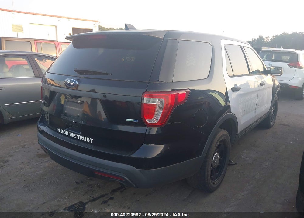 2016 FORD UTILITY POLICE INTERCEPTOR VIN: 1FM5K8ARXGGB80922